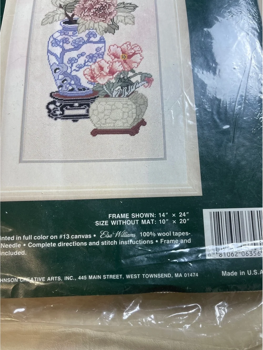 Elsa Williams needlepoint Cantonese still life